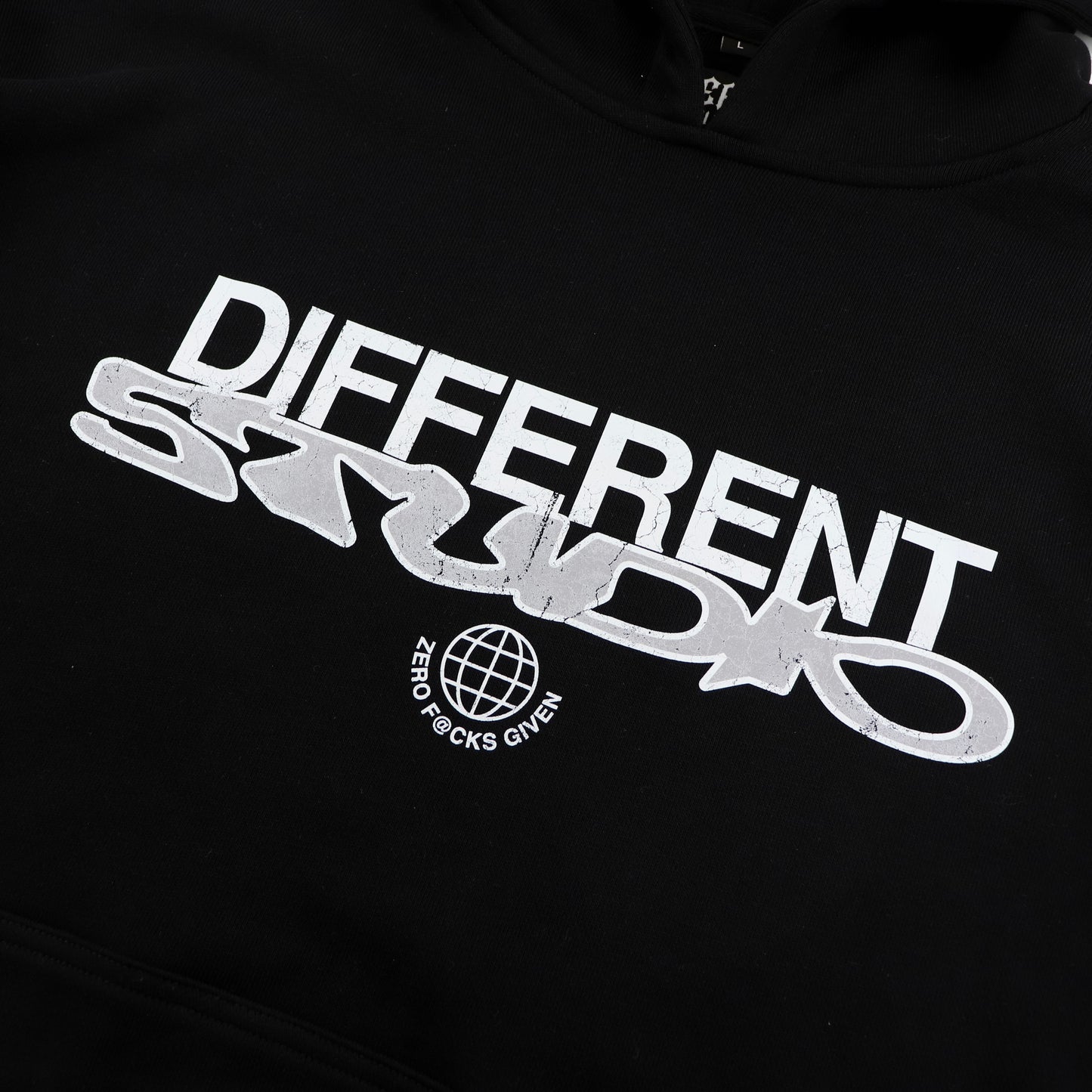 ZERO hoodie black grey