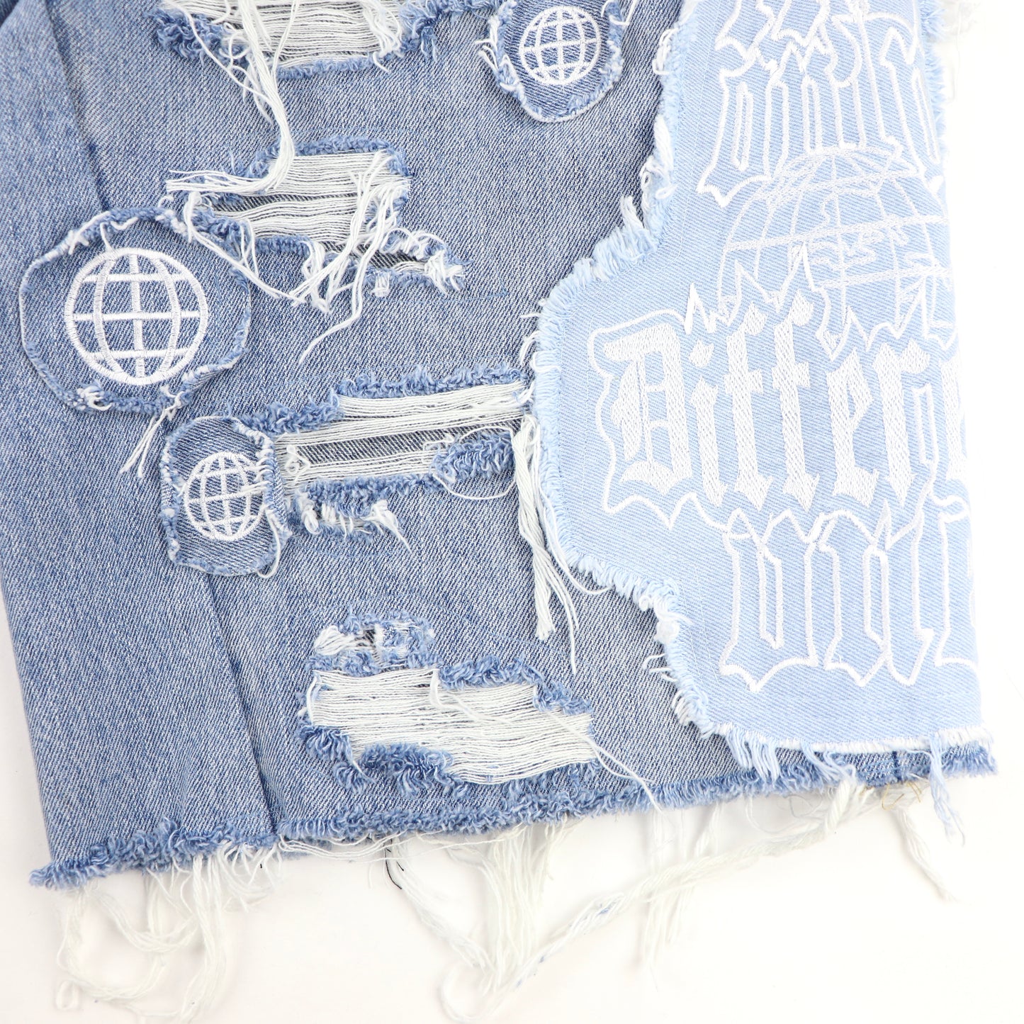TODO blue baggy shorts