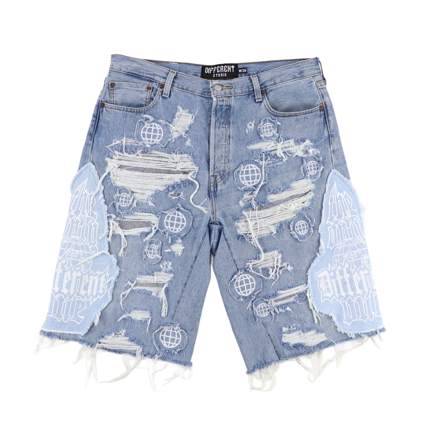 TODO blue baggy shorts