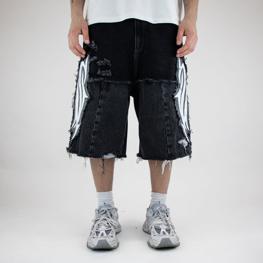 DFFRNT 100ry panel shorts