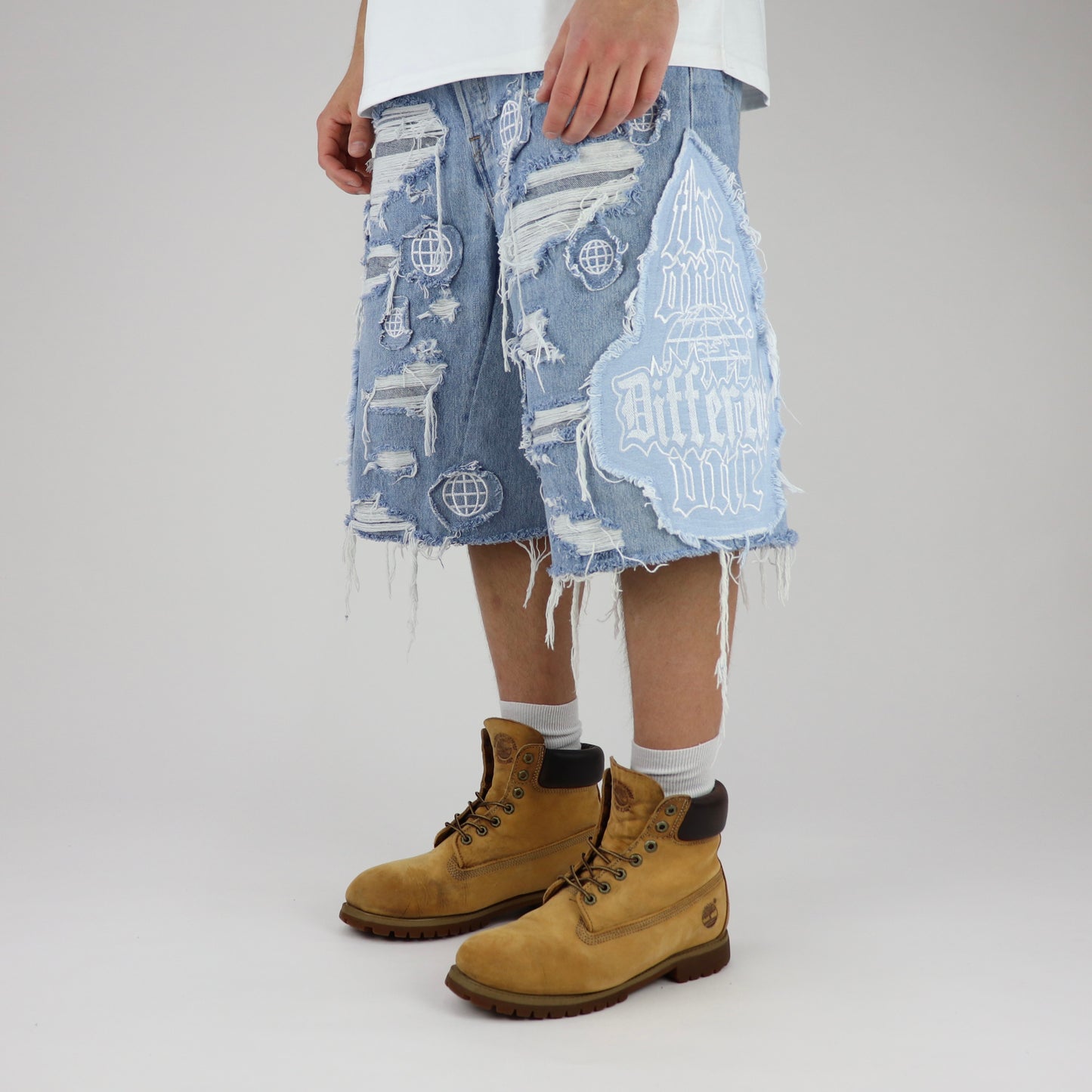 TODO blue baggy shorts