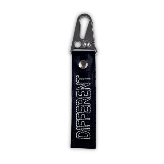 Leather Keychain Black