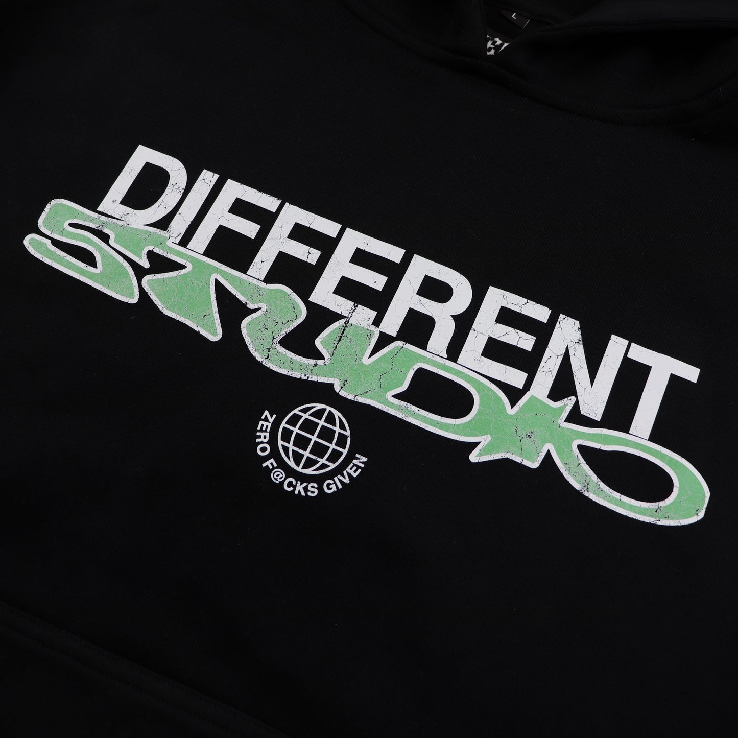 ZERO hoodie black green