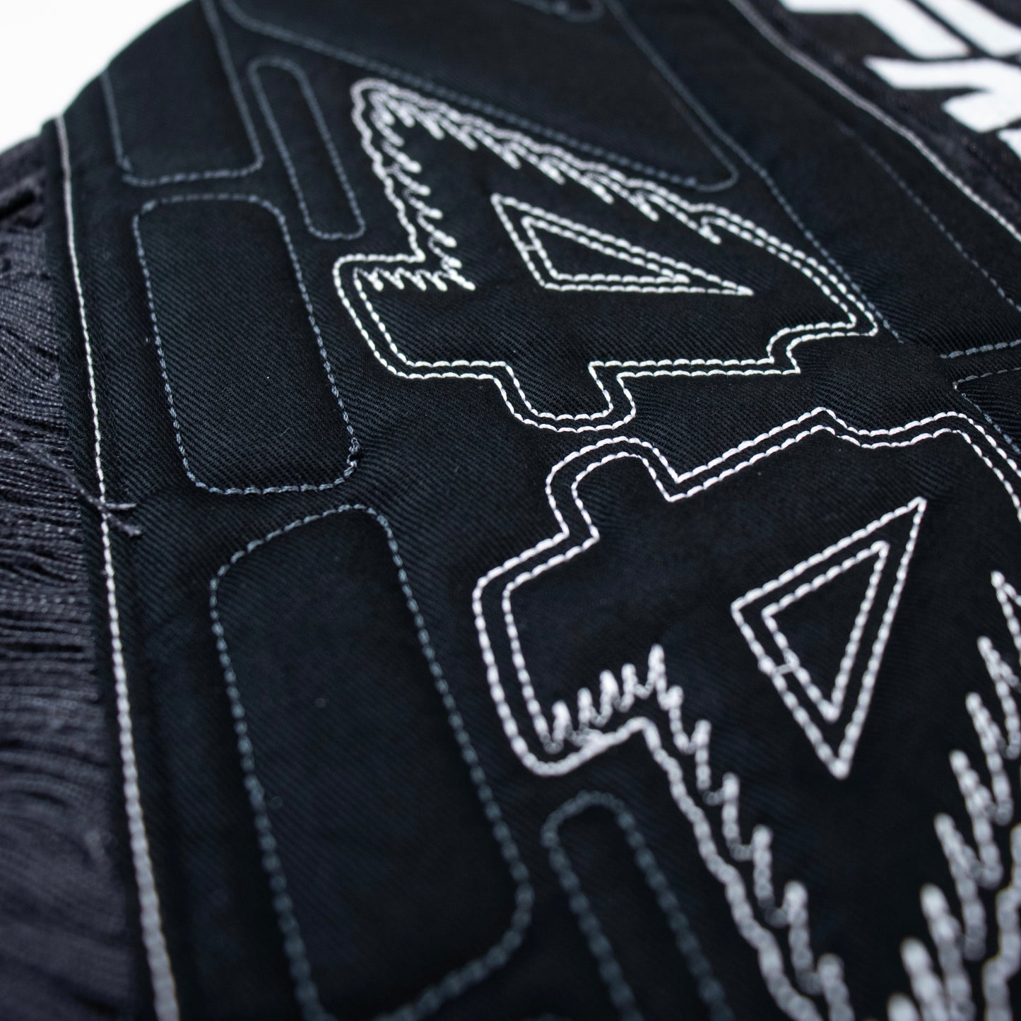 D44RNT black moto jeans