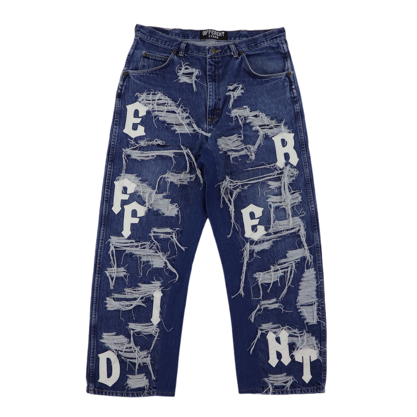DARK blue baggy jeans