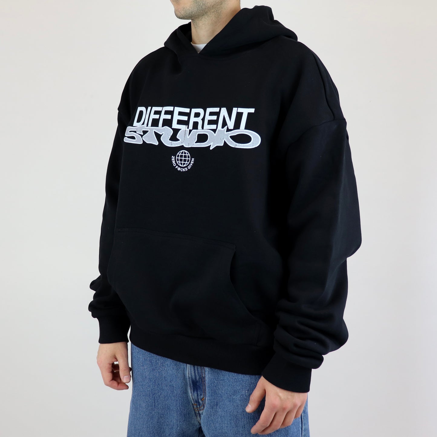 ZERO hoodie black grey