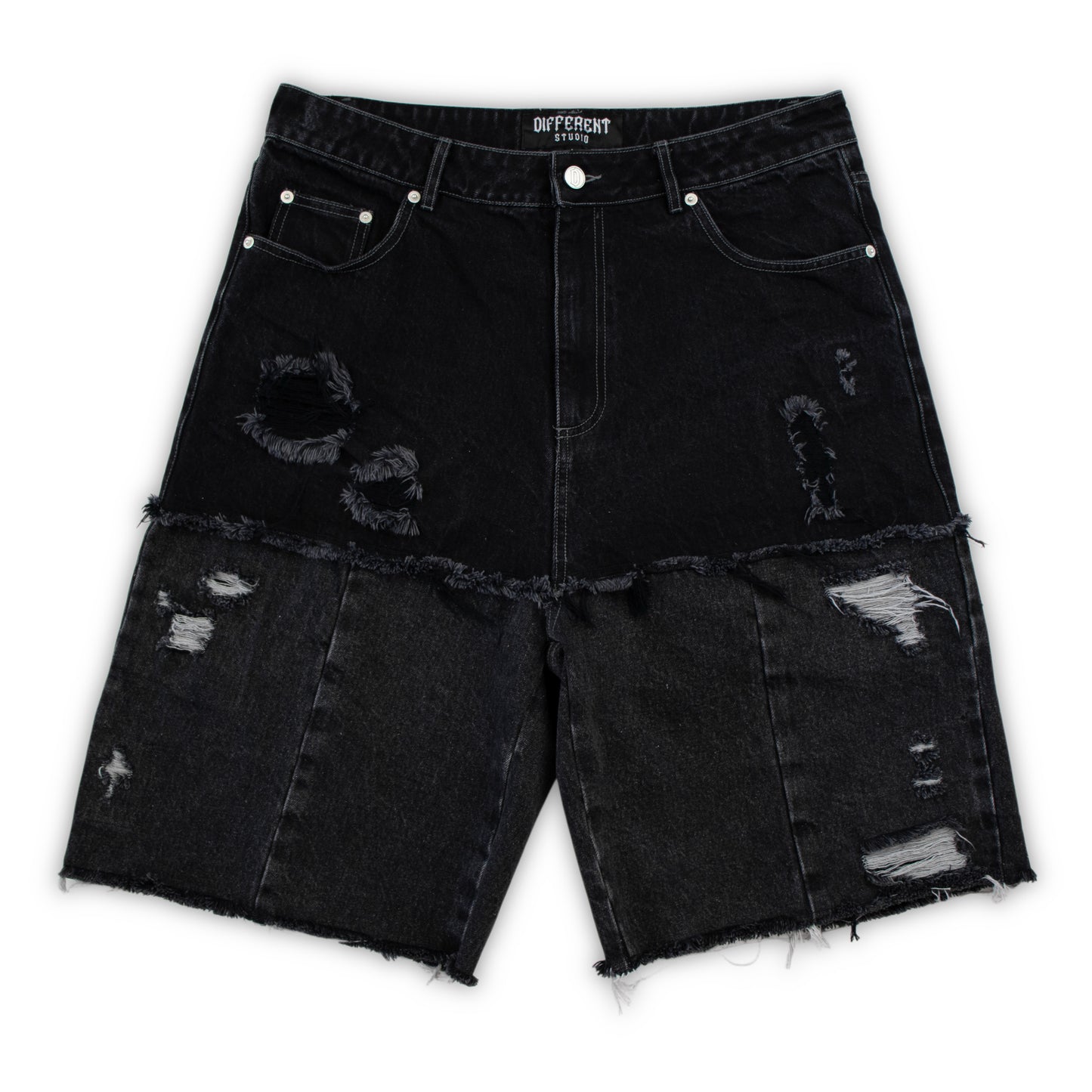 Black panel shorts