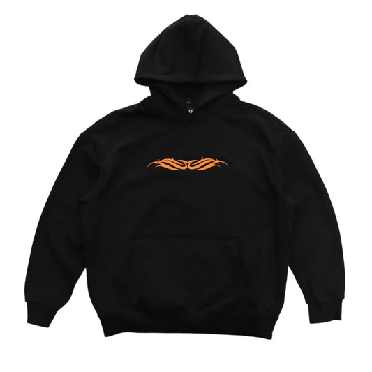 DFFRNT 100RY black-orange hoodie