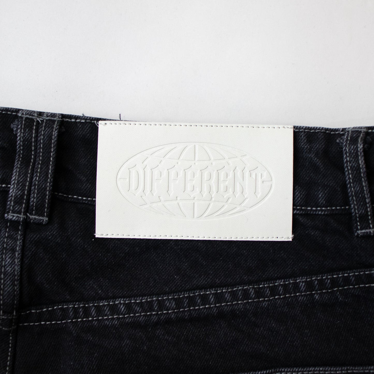 Black panel jeans
