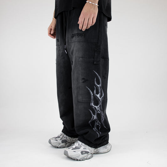 Skull sweat pants